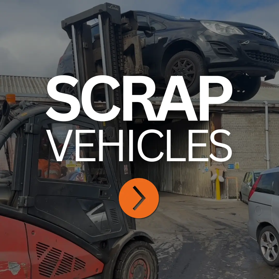 Scrap vehicle yard where Big Jim's Recovery collects unwanted cars